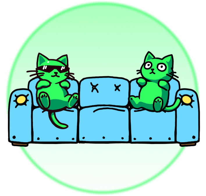 Cats on couch